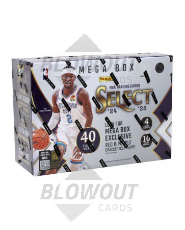 2024/25 Panini Select Basketball Red & Purple Ice Mega Box