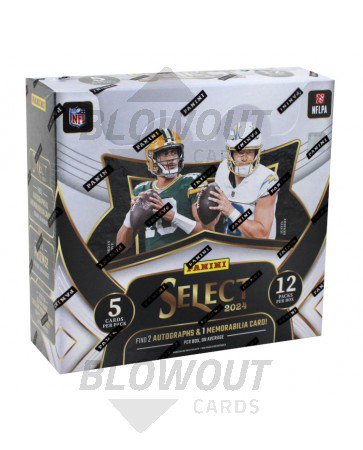 2024 Panini Select Football Hobby 12 Box Case