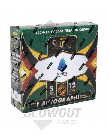 2024/25 Panini Select Serie A Soccer International Hobby 12 Box Case
