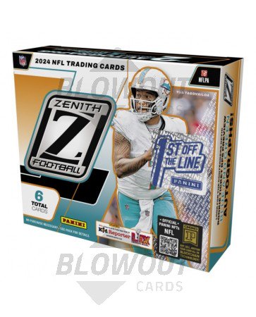 2024 Panini Zenith Football 1st Off The Line Hobby Box