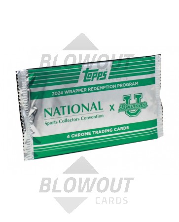 2024 Topps Bowman University Football National Convention Chrome Silver Pack