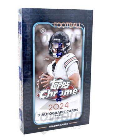 2024 Topps Chrome Football Hobby Box