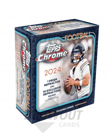 2024 Topps Chrome Football Mega Box
