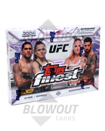 2024 Topps UFC Finest Hobby 8 Box Case