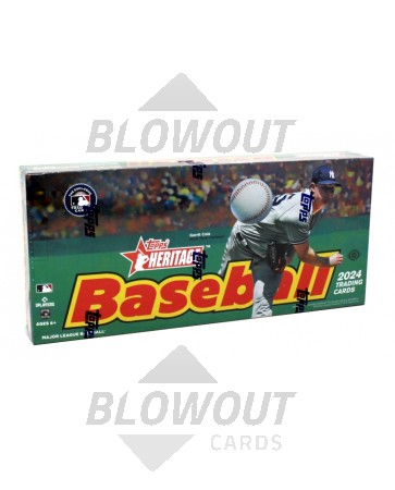 2024 Topps Heritage Baseball Hobby 12 Box Case
