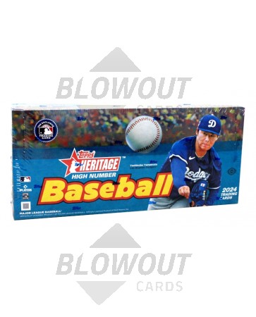 2024 Topps Heritage High Number Baseball Hobby 12 Box Case