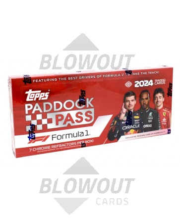2024 Topps Paddock Pass Formula 1 Racing Hobby 8 Box Case