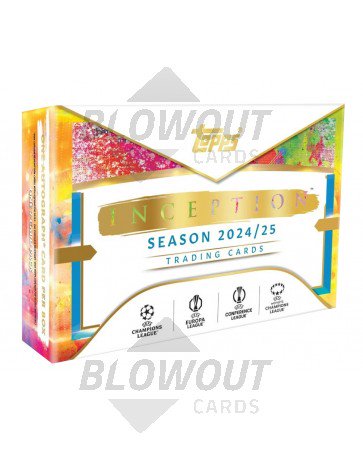 2024/25 Topps UEFA Club Competitions Inception Soccer Hobby Box