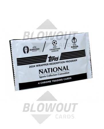 2024 Topps UEFA Club Competitions Soccer National Convention Chrome Silver Pack
