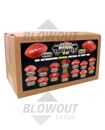 2024 Tristar Hidden Treasures Official Autographed Footballs 4 Box Case