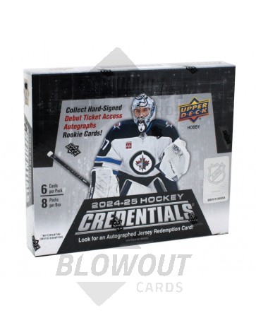 2024/25 Upper Deck Credentials Hockey Hobby 20 Box Case
