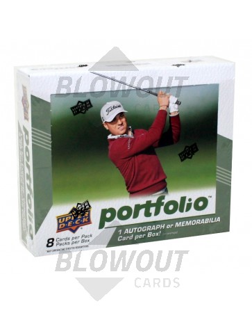 2024 Upper Deck Portfolio Golf Hobby 16 Box Case