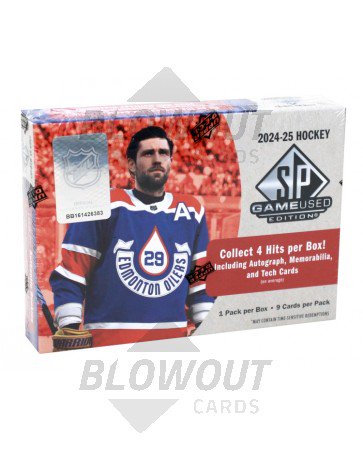 2024/25 Upper Deck SP Game Used Hockey Hobby 10 Box Case