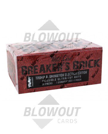 2024 Wild Card Alumination Trump Presidential Edition Breakers Brick Box