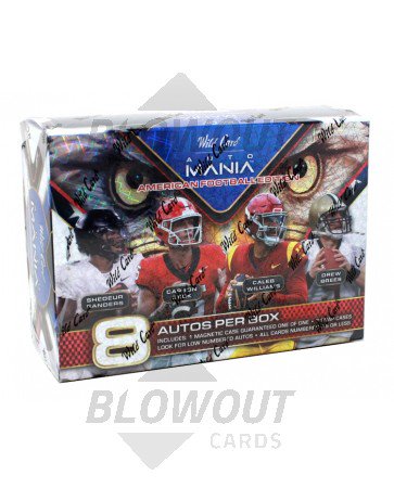 2024 Wild Card Auto Mania American Football Hobby Box