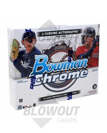 2025 Bowman Chrome Baseball Hobby Box