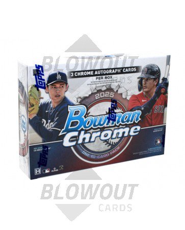 2025 Bowman Chrome Baseball Breakers Delight 6 Box Case