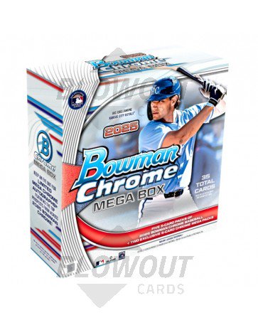 2025 Bowman Chrome Baseball Mega 20 Box Case