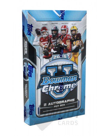 2025 Bowman Chrome University Football Hobby Box