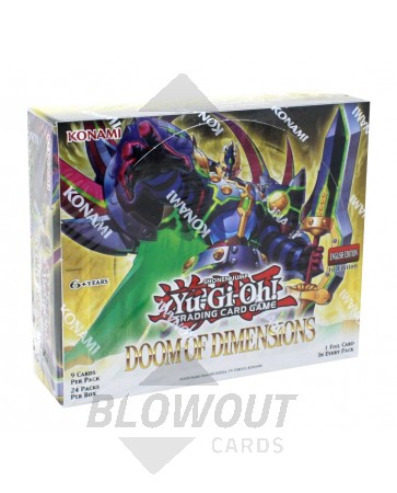 Yugioh Doom of Dimensions Booster 12 Box Case