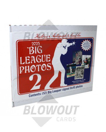 2025 Historic Autographs Big League Photos Autograph Edition Series 2 Baseball Box