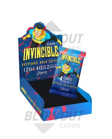 2025 Keepsake Invincible Season 1 Premiere 1st Edition Holo Edition Hobby 10 Box Case