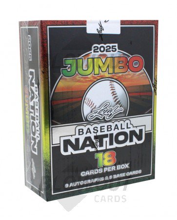 2025 Leaf Baseball Nation Jumbo 8 Box Case