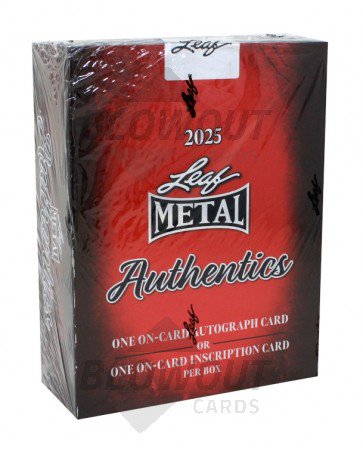 2025 Leaf Metal Authentics Box