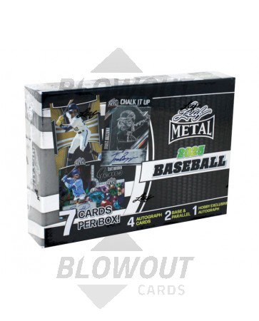 2025 Leaf Metal Baseball Hobby 12 Box Case