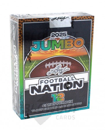 2025 Leaf Football Nation Jumbo Box