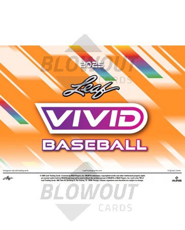 2025 Leaf Vivid Baseball Hobby Box