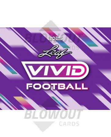 2025 Leaf Vivid Football Hobby 12 Box Case