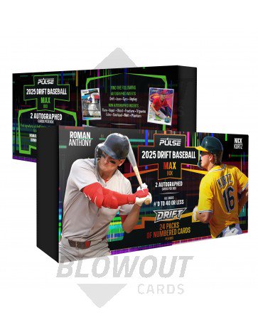 2025 Pulse Drift Max Edition Baseball 10 Box Case