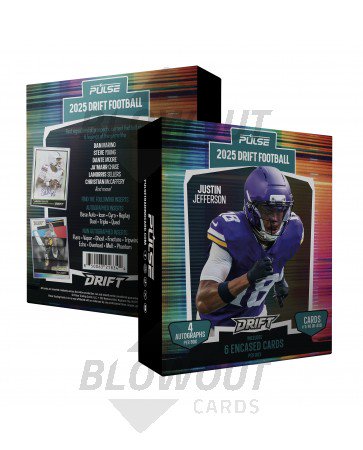 2025 Pulse Drift Football Hobby 10 Box Case