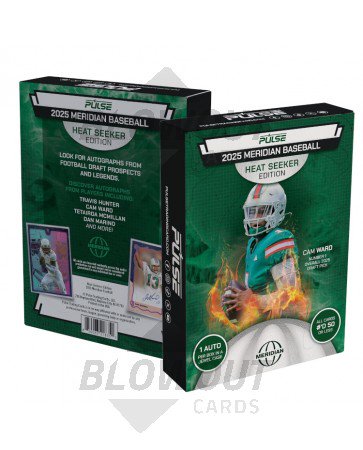 2025 Pulse Meridian Football Heat Seeker Edition 24 Box Case