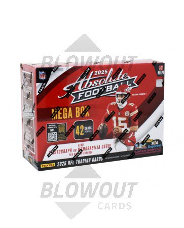 2025 Panini Absolute Football Hobby Mega 20 Box Case