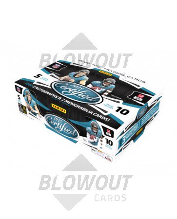 2025 Panini Certified Football Hobby 16 Box Case