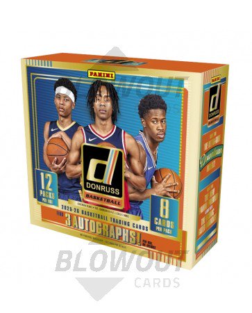 2025/26 Panini Donruss Basketball Hobby 16 Box Case
