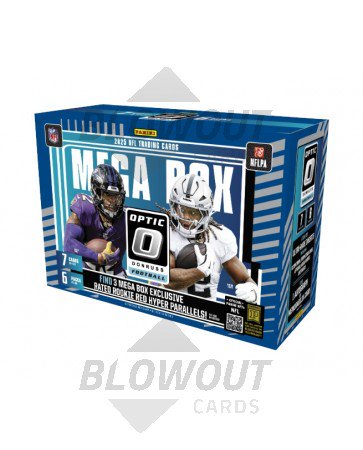 2025 Panini Donruss Optic Football Hobby Mega 20 Box Case