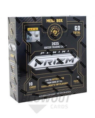 2025 Panini Prizm FIFA Club World Cup Soccer Hobby Mega 20 Box Case