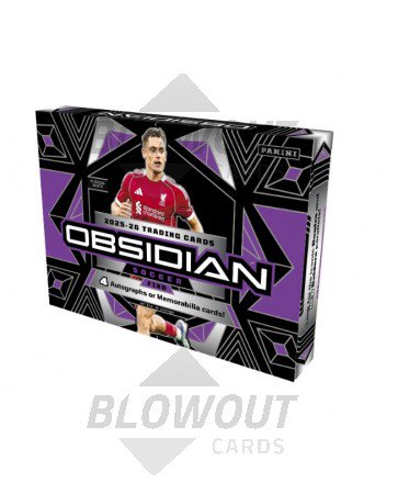 2025/26 Panini Obsidian Soccer Hobby 12 Box Case
