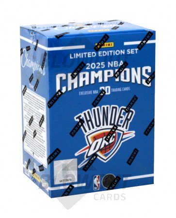 2025 Panini Oklahoma Thunder Championship Team Set Blaster Box
