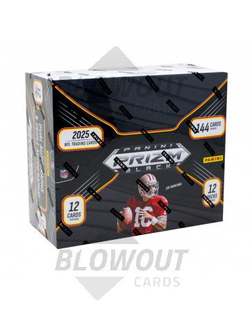 2025 Panini Prizm Black Football Hobby Box