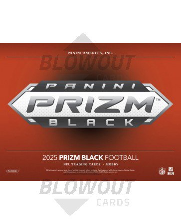 2025 Panini Prizm Black Football Hobby Box