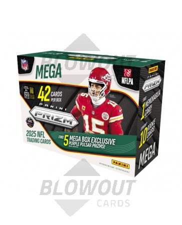 2025 Panini Prizm Football Hobby Mega Box