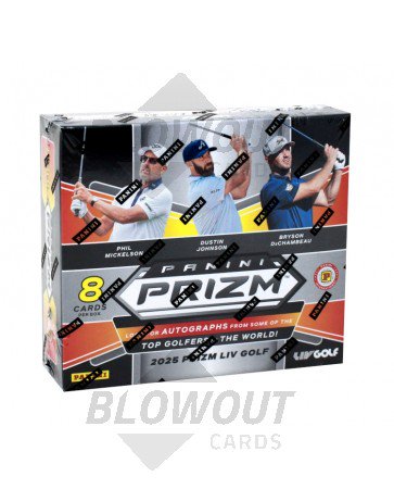 2025 Panini Prizm LIV Golf International Hobby 20 Box Case