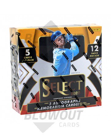 2025 Panini Select Baseball Hobby 12 Box Case
