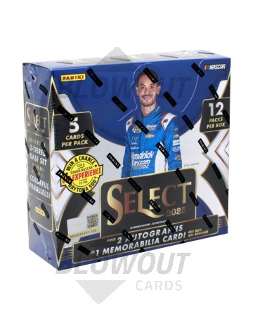 2025 Panini Select Racing Hobby 12 Box Case