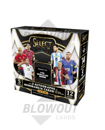 2025/26 Panini Select Road To FIFA World Cup 2026 Soccer Hobby 12 Box Case