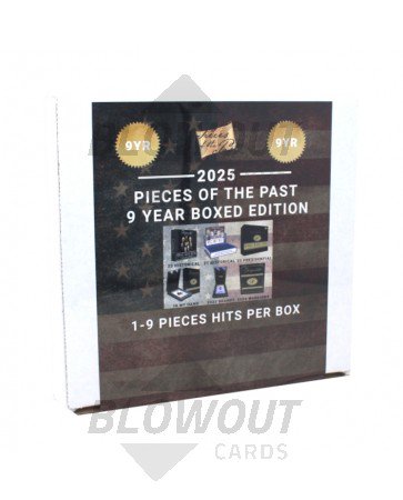 2025 Pieces of the Past 9 Year Boxed Edition 5 Box Case